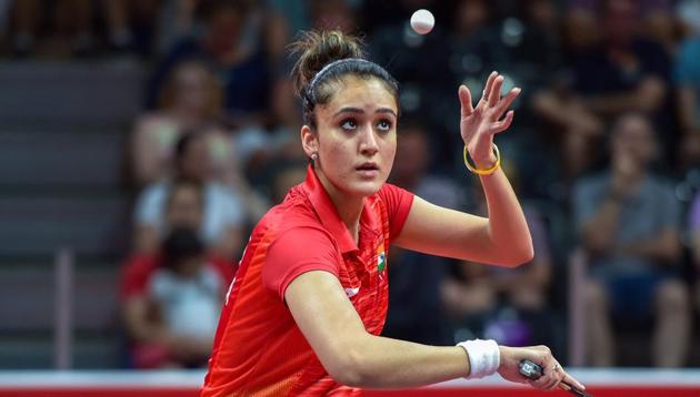 Manika Batra beat Singapore's World No. 4 Tianwei Feng twice during the table tennis event at the 2018 Commonwealth Games (CWG 2018) -- in the women’s team final and the women's singles final.(PTI)