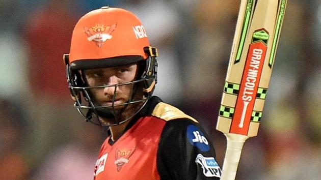 Kane Williamson’s 44-ball 50 helped Sunrisers Hyderabad defeat Kolkata Knight Riders by five wickets in an IPL 2018 match at the Eden Gardens on Saturday.(PTi)