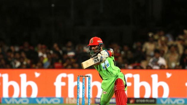 Washington Sundar (not in pic) and Mandeep Singh (47* off 25 balls) added 66 runs for the fifth wicket but they were left with an uphill task as the asking rate kept on mounting. (BCCI ) 