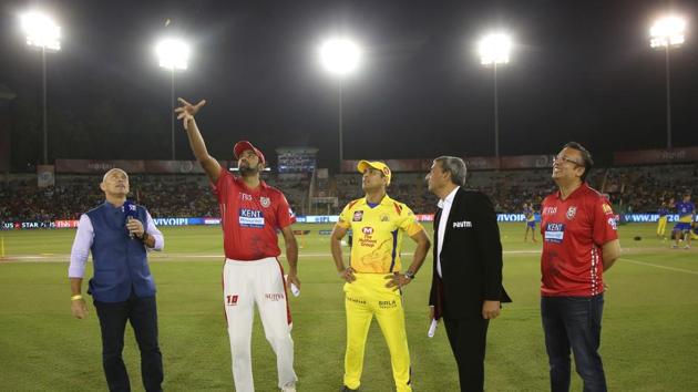Chennai Super Kings won the toss and chose to bowl against Kings XI Punjab in Mohali. Ravichandran Ashwin’s side included Chris Gayle. (BCCI) 