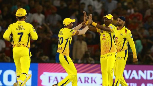 Dwayne Bravo took the catch off KL Rahul as Chennai Super Kings finally broke the dangerous partnership. (BCCI) 