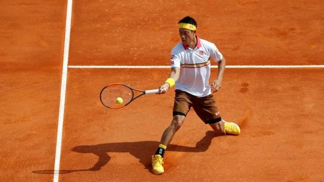 Kei Nishikori bounced back against Tomas Berdych to enter the second round of the Monte Carlo Masters. (REUTERS) Kei Nishikori bounced back against Tomas Berdych to enter the second round of the Monte Carlo Masters. (REUTERS)