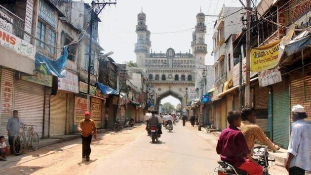Swami Aseemanand and Bharat Mohanlal Rateshwar are out on bail in 2007 Mecca Masjid blast while three others are lodged in the central prison in Hyderabad under judicial remand.(PTI File Photo)