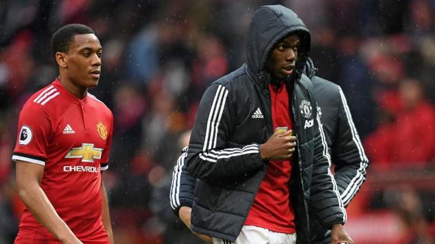 Despite having a squad with talent such as Anthony Martial (L) and Paul Pogba, they have struggled when push comes to shove. (AFP) Despite having a squad with talent such as Anthony Martial (L) and Paul Pogba, they have struggled when push comes to shove. (AFP)