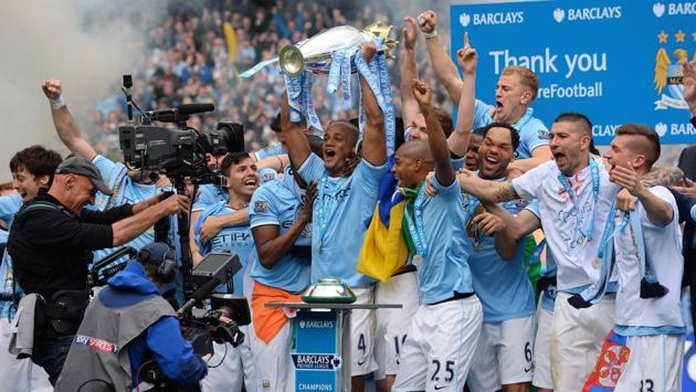 Manchester City had last won the Premier League title in 2014. (AFP) Manchester City had last won the Premier League title in 2014. (AFP)