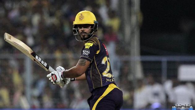 Nitish Rana in action during the 2018 Indian Premier League (IPL) match between Kolkata Knight Riders and Delhi Daredevils in Kolkata on Monday. (AP) Nitish Rana in action during the 2018 Indian Premier League (IPL) match between Kolkata Knight Riders and Delhi Daredevils in Kolkata on Monday. (AP)