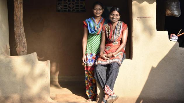 Most of the women are aged 18 to 45; high-school dropouts, former farm labourers, widows and single parents. Champa Atami (R), is both a dropout and former labourer. A new tin roof glints on her mud home. Where her parents – paddy farmers – couldn’t afford her school fees, she is now saving up so her sister Ranjeeta, the youngest of four siblings, can graduate. (Sanchit Khanna / HT Photo) Most of the women are aged 18 to 45; high-school dropouts, former farm labourers, widows and single parents. Champa Atami (R), is both a dropout and former labourer. A new tin roof glints on her mud home. Where her parents – paddy farmers – couldn’t afford her school fees, she is now saving up so her sister Ranjeeta, the youngest of four siblings, can graduate. (Sanchit Khanna / HT Photo)