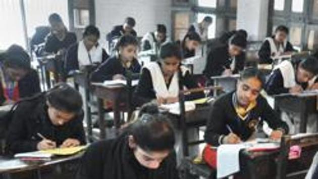UP Board exam results 2018: A total of 66.4 lakh candidates had registered for the examinations, including 36.6 lakh for high school and 29.8 lakh for intermediate.(PTI/file)