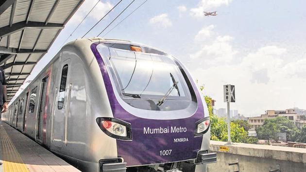 In the coming years, the MMRDA is looking at an investment of Rs1,28,000 crore for constructing 12 more Metro lines in the Mumbai Metropolitan Region.(HT File)