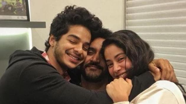 After Dhadak wrap, Janhvi Kapoor, Ishaan Khatter and Shashank Khaitan are blissed out.