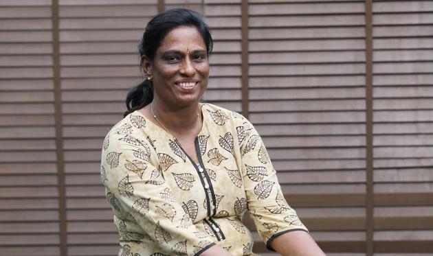 Iconic Indian track and field star PT Usha is proud of the country’s athletes doing well at the international level.(Photo: Raajessh Kashyap/HT)
