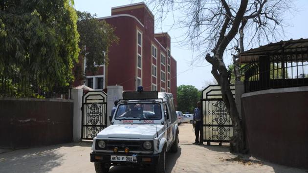 Police officials outside Ryan International school, in Gurgaon after the murder of a seven-year-old boy. (HT File Photo) Police officials outside Ryan International school, in Gurgaon after the murder of a seven-year-old boy. (HT File Photo)