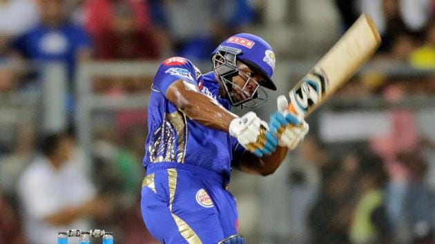 Evin Lewis in action during match fourteen of the 2018 Indian Premier League 2018 (IPL 2018) between Mumbai Indians and Royal Challengers Bangalore at the Wankhede Stadium in Mumbai. (AP) Evin Lewis in action during match fourteen of the 2018 Indian Premier League 2018 (IPL 2018) between Mumbai Indians and Royal Challengers Bangalore at the Wankhede Stadium in Mumbai. (AP)