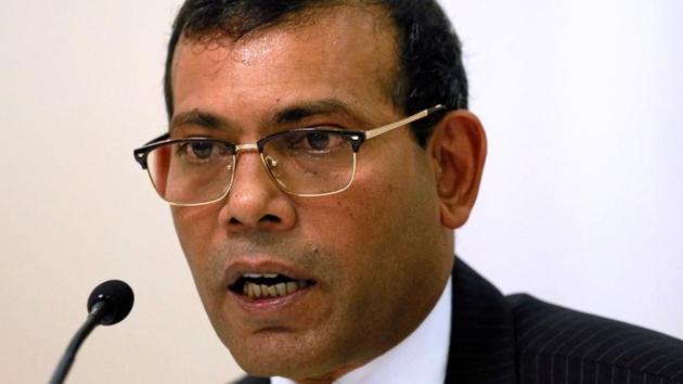Maldives' former president Mohamed Nasheed was convicted in 2015 on terrorism charges over the arbitrary arrest of chief criminal judge Abdullah Muhammed during his presidency.(Reuters File Photo) Maldives' former president Mohamed Nasheed was convicted in 2015 on terrorism charges over the arbitrary arrest of chief criminal judge Abdullah Muhammed during his presidency.(Reuters File Photo)