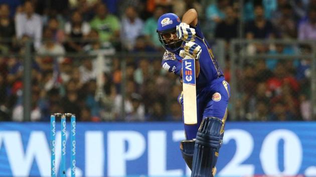 Rohit Sharma began the rebuilding process as he got going with a couple of boundaries. (BCCI)