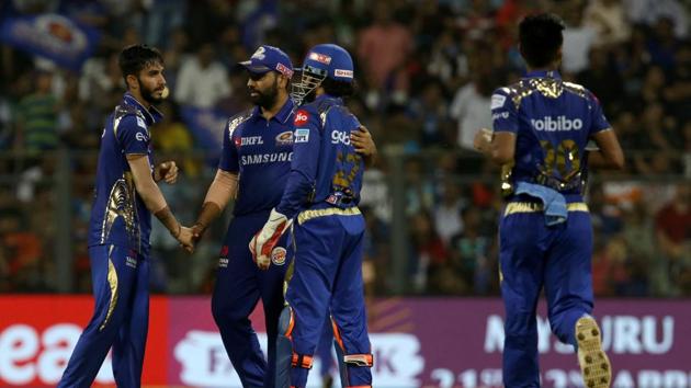 Royal Challengers Bangalore lost wickets at regular intervals as Mumbai Indians secured their first win in the 2018 IPL with a 46-run win. (BCCI)
