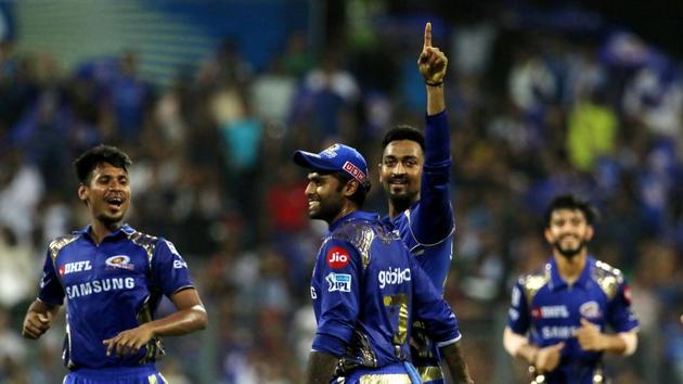 Krunal Pandya picked up three wickets to put Mumbai Indians on course for a big win. (BCCI)