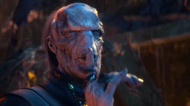 Ebony Maw in a still from Avengers: Infinity War.