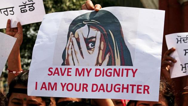 Three men were arrested on charges of rape in Delhi’s Rohini suburb when the mother of the teenaged victim filed a police complaint after a neighbour alerted her about videos circulating of the incident. The incident took place two weeks ago in Mangolpur Kalan locality when the main accused, a 32-year-old who is also the girl’s neighbour, allegedly lured her to his home. (Munish Sharma / REUTERS) Three men were arrested on charges of rape in Delhi’s Rohini suburb when the mother of the teenaged victim filed a police complaint after a neighbour alerted her about videos circulating of the incident. The incident took place two weeks ago in Mangolpur Kalan locality when the main accused, a 32-year-old who is also the girl’s neighbour, allegedly lured her to his home. (Munish Sharma / REUTERS)