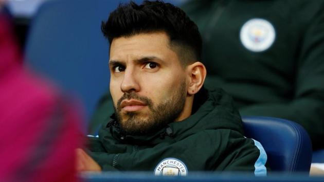 Sergio Aguero, who is recovering from minor surgery on his knee, will look to recover before the 2018 FIFA World Cup.(Action Images via Reuters)