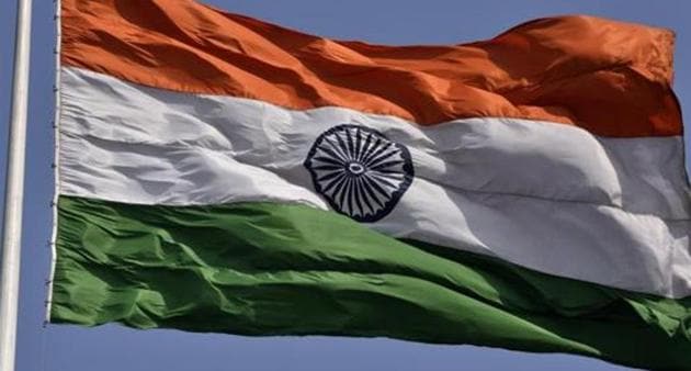 A photo of the Indian tricolor flag with birds and sky in the background at the Delhi Town Hall, Chandni Chowk, Old Delhi, India, on Thursday, February 15, 2018. (Photo by Sonu Mehta/ Hindustan Times)(Sonu Mehta/HT File Photo) A photo of the Indian tricolor flag with birds and sky in the background at the Delhi Town Hall, Chandni Chowk, Old Delhi, India, on Thursday, February 15, 2018. (Photo by Sonu Mehta/ Hindustan Times)(Sonu Mehta/HT File Photo)