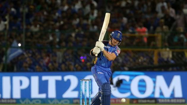 Short struggled against the spinners early on but held one end and supported Rahane. (BCCI ) Short struggled against the spinners early on but held one end and supported Rahane. (BCCI )