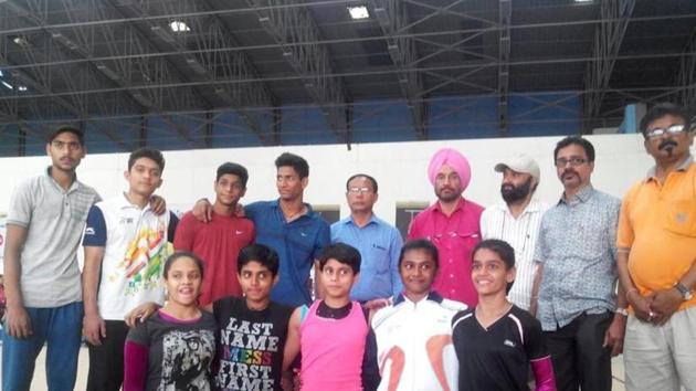 Players that appeared for GFI trials in Mohali will not be able to compete at junior Asian Championships (HT Photo) Players that appeared for GFI trials in Mohali will not be able to compete at junior Asian Championships (HT Photo)