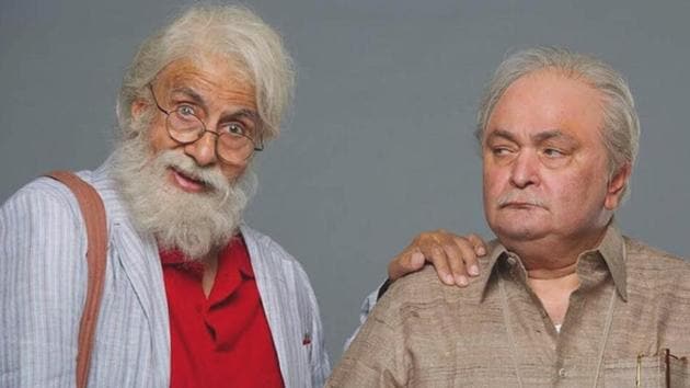 Amitabh Bachchan plays a cool dad to 75-year-old grumpy Rishi Kapoor in their upcoming film 102 Not Out. Amitabh Bachchan plays a cool dad to 75-year-old grumpy Rishi Kapoor in their upcoming film 102 Not Out.