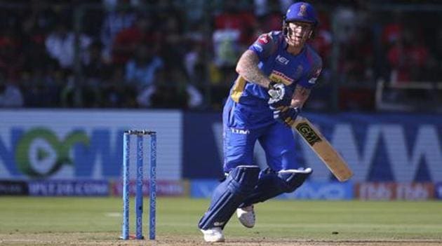 Rajasthan Royals’ Ben Stokes is yet to do justice to his Rs 12.5 crore price tag at the Indian Premier League (IPL) 2018.(AP)