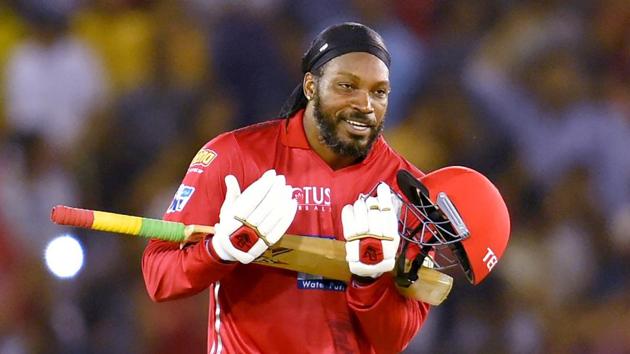 Live streaming of Kings XI Punjab (KXIP) vs (SRH) Sunrisers Hyderabad, IPL 2018 match at the IS Bindra Stadium, Mohali, was available online. Chris Gayle’s unbeaten ton propelled KXIP to victory.(PTI)