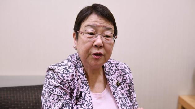 Tomoko Nakagawa, the mayor of the western Japanese city of Takarazuka, answers questions during an interview with AFP in Tokyo on Thursday.(AFP) Tomoko Nakagawa, the mayor of the western Japanese city of Takarazuka, answers questions during an interview with AFP in Tokyo on Thursday.(AFP)