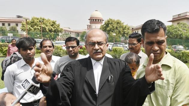 The Supreme Court said that the petition was a veiled attempt to launch a frontal attack on the independence of judiciary and to dilute the credibility of judicial institutions.(Sushil Kumar/ Hindustan Times) The Supreme Court said that the petition was a veiled attempt to launch a frontal attack on the independence of judiciary and to dilute the credibility of judicial institutions.(Sushil Kumar/ Hindustan Times)