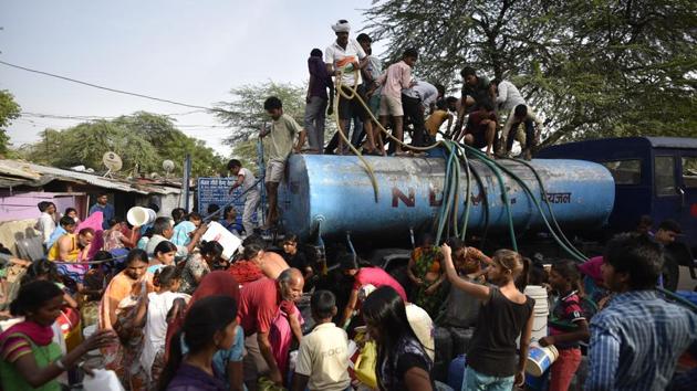 The Supreme Court took strong note of the apathy shown by authorities in dealing with water woes of Delhi’s residents. (HT/Photo for representation) The Supreme Court took strong note of the apathy shown by authorities in dealing with water woes of Delhi’s residents. (HT/Photo for representation)