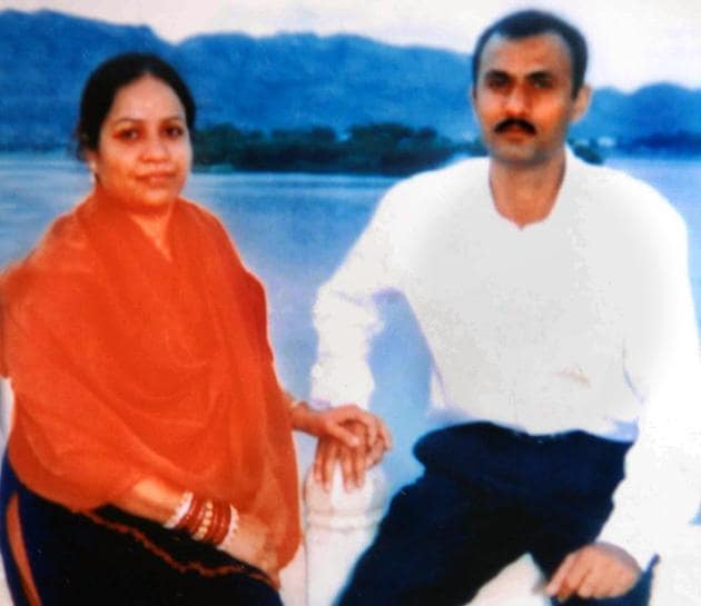 Sohrabuddin Sheikh and his wife Kausar Bi(Ht file photo)