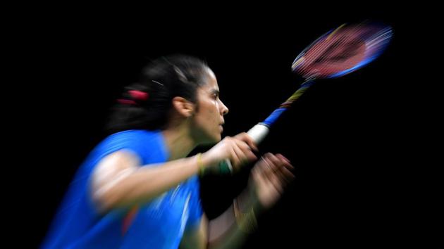 Saina Nehwal primes for a return against PV Sindhu in the badminton women's singles final at the 2018 Gold Coast Commonwealth Games in Gold Coast on April 15, 2018. (Saeed Khan / AFP) Saina Nehwal primes for a return against PV Sindhu in the badminton women's singles final at the 2018 Gold Coast Commonwealth Games in Gold Coast on April 15, 2018. (Saeed Khan / AFP)