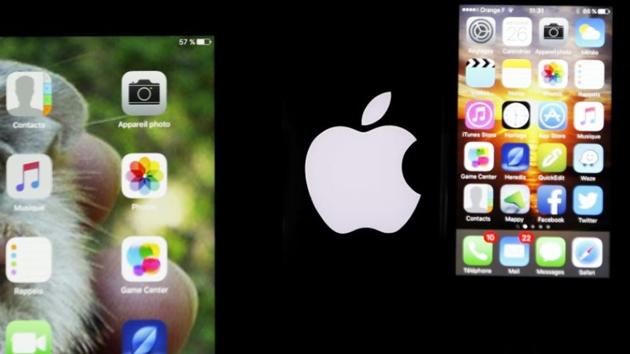 Apple shares fell nearly seven percent on Thursday and Friday over reports of a sharper slowdown in smartphone sales this year. (Reuters File Photo) Apple shares fell nearly seven percent on Thursday and Friday over reports of a sharper slowdown in smartphone sales this year. (Reuters File Photo)