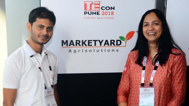 Anil Laxman lade (left) and Sujatha Tilak (mentor) at the TiECon Annual Entrepreneurship Awards function. (Shankar narayan/ht photo) Anil Laxman lade (left) and Sujatha Tilak (mentor) at the TiECon Annual Entrepreneurship Awards function. (Shankar narayan/ht photo)