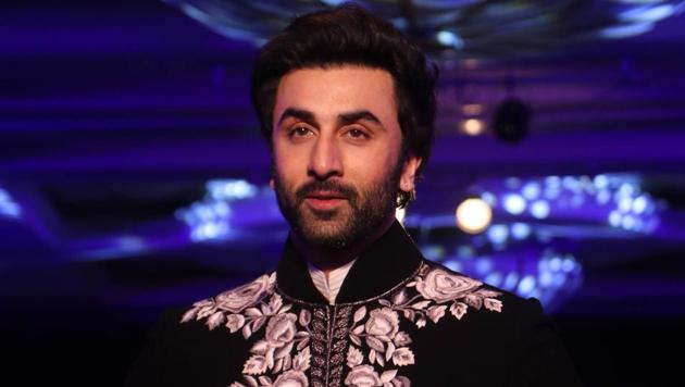 Ranbir Kapoor takes part in the Mijwan Welfare Society fundraiser fashion show in Mumbai.(AFP)