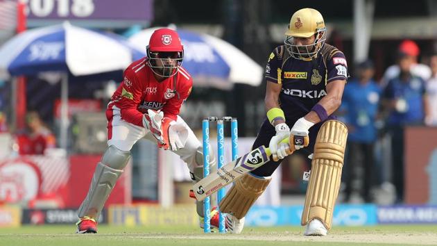 Robin Uthappa in action for Kolkata Knight Riders against Kings XI Punjab. (BCCI) 
