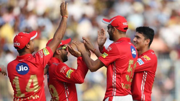 Mujeeb Zadran celebrates the wicket of Sunil Narine of the Kolkata Knight Riders. (BCCI) 