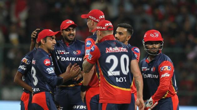 After Delhi Daredevils set RCB a 175-run target, they got the wicket of Manan Vohra in the second over. He was dismissed by Maxwell.  (BCCI) 