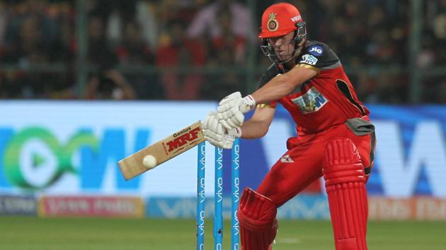 Get highlights of Royal Challengers Bangalore vs Delhi Daredevils, IPL 2018 match here. AB de Villiers bats during match nineteen of the Indian Premier League 2018 (IPL 2018) between the Royal Challengers Bangalore and the Delhi Daredevils.(BCCI)