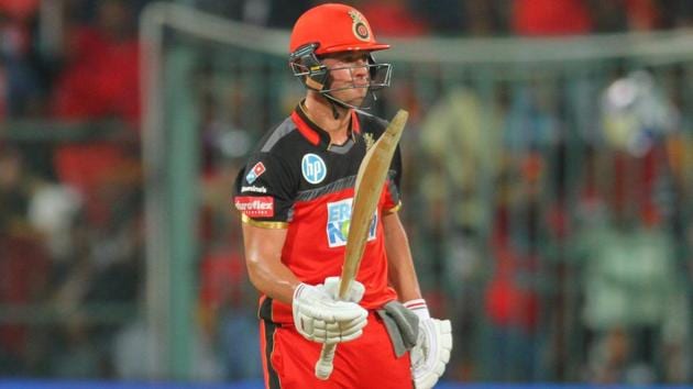 AB De Villiers overshadowed Rishabh Pant’s 48-ball 85 to lift Royal Challengers Bangalore to fifth in the IPL 2018 points table. Delhi Daredevils remain at the bottom.(IPL)