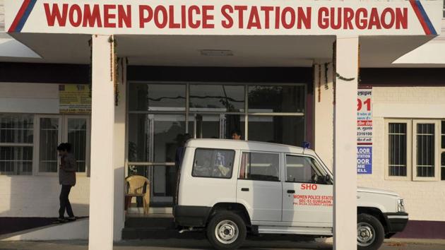 The Gurugram police, on Sunday, booked a 21-year-old neighbour for allegedly raping a 12-year-old girl twice. A complaint in this regard was lodged with the women’s cell of the Gurugram Police.(Parveen Kumar/HT Photo)