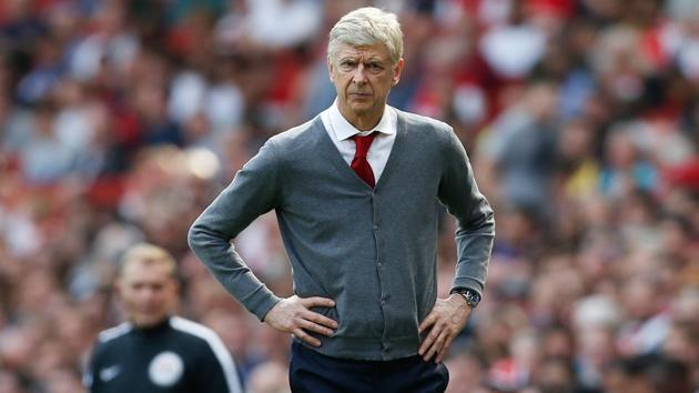 Arsenal manager Arsene Wenger watches on from the touch line during the English Premier League match between Arsenal and West Ham United at the Emirates Stadium in London on April 22, 2018.(AFP)