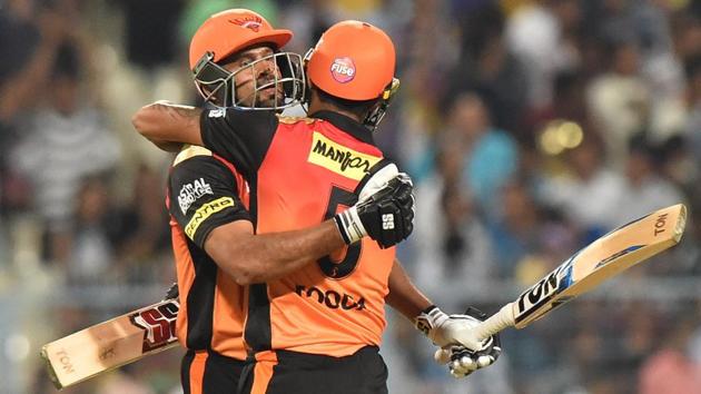 Sunrisers Hyderabad are looking to bounce back from their 15-run defeat at the hands of Kings XI Punjab. (PTi) Sunrisers Hyderabad are looking to bounce back from their 15-run defeat at the hands of Kings XI Punjab. (PTi)