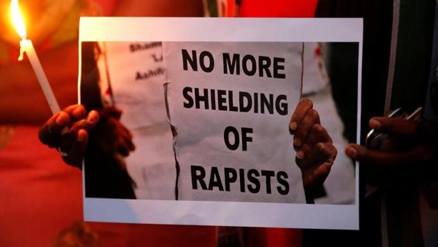 A candle light vigil to protest against the recent rapes of minors in Kathua and Unnao. A girl in Ghaziabad has said she was gang-raped by three men at gunpoint in Uttar Pradesh. (Reuters File Photo)