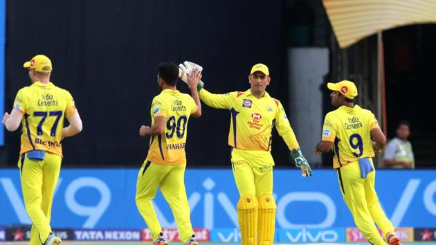 In reply, Deepak Chahar got CSK off to a brilliant start, removing debutant Ricky Bhui in the first over itself. (BCCI ) In reply, Deepak Chahar got CSK off to a brilliant start, removing debutant Ricky Bhui in the first over itself. (BCCI )