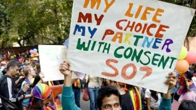 A same-sex union is a legal offence and social taboo in India where such relationships are often shrouded in secrecy and shame.(HT/Photo for representation)