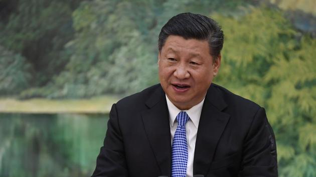 Chinese President Xi jinping speaks to heads of the delegation of the Shanghai Cooperation Organisation during a meeting at the Great Hall of the People in Beijing on April 23. (AFP) Chinese President Xi jinping speaks to heads of the delegation of the Shanghai Cooperation Organisation during a meeting at the Great Hall of the People in Beijing on April 23. (AFP)